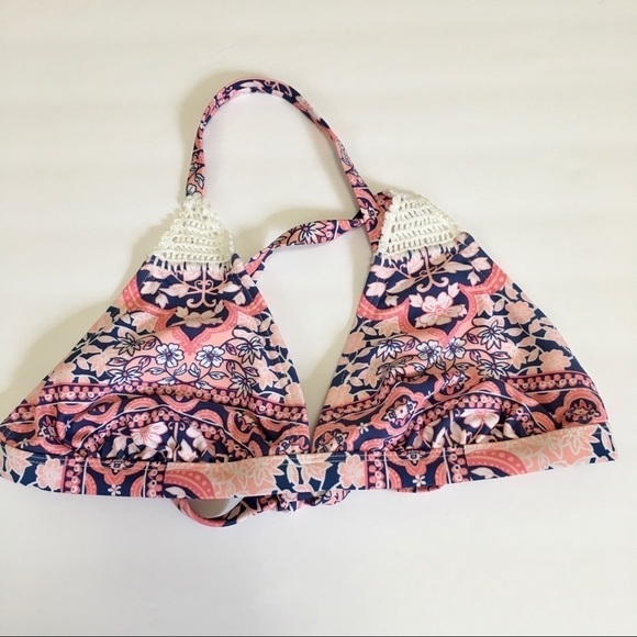 Xhilaration Pink Crochet Detail Bikini - Picture 5 of 8